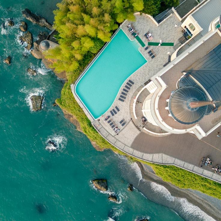 Entertainment zone at night in Spain